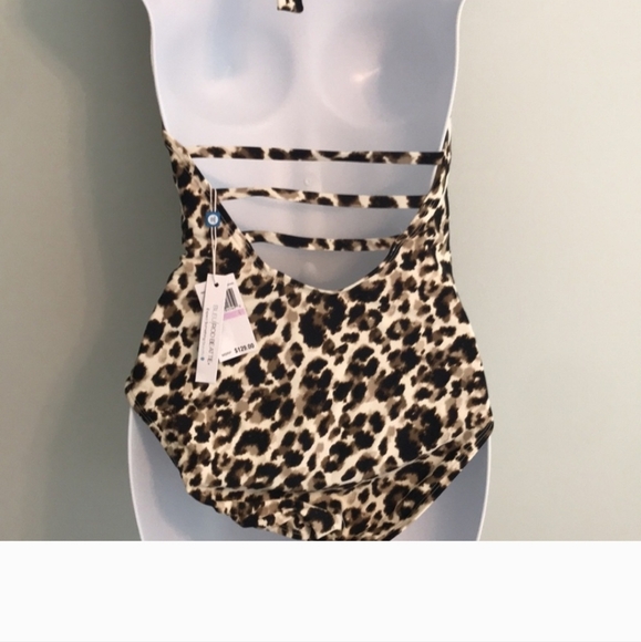 Bleu Rod Beattie Leopard Print One Piece Swimsuit - Picture 3 of 4